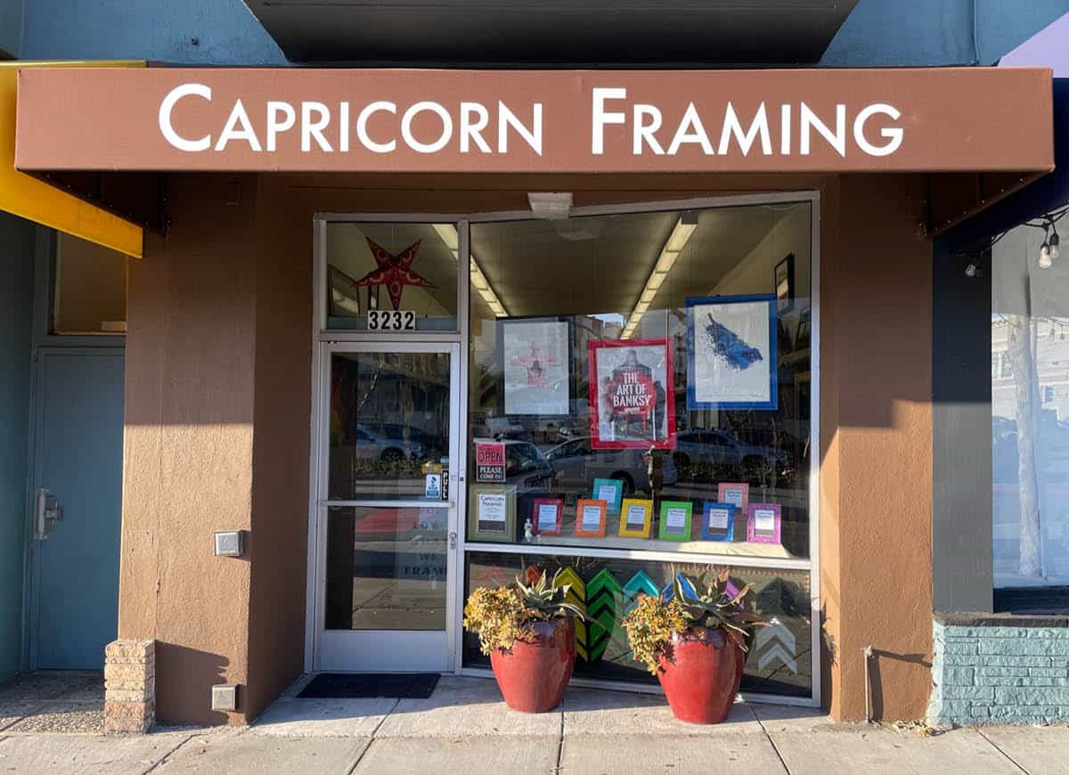 Capricorn Framing storefront