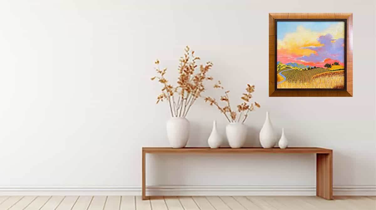 Thinking of Autumn Color Palettes? Remember to Frame for the Artwork