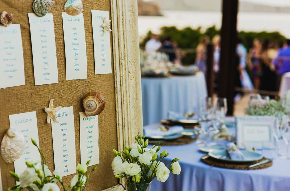 seating chart wedding idea